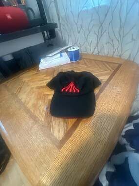 Saratoga Race Course & Casino Horse Racing Black Strapback Hat